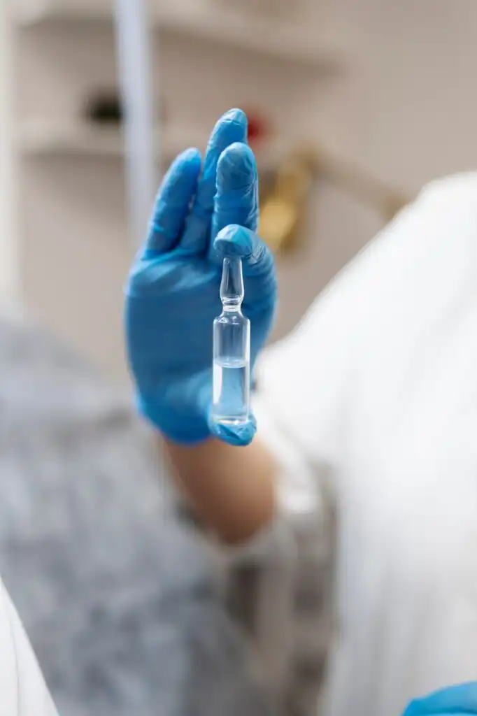 Hand injection procedure